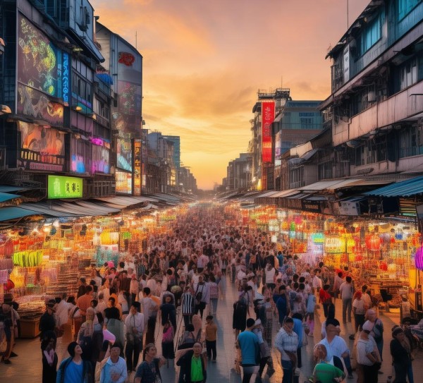 张店商贸城,城市经济的璀璨中心